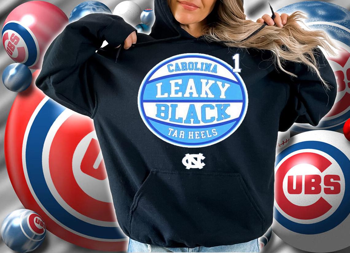 North Carolina Tar Heels Leaky Black #1 Basketball T-Shirt t-shirt hoodie