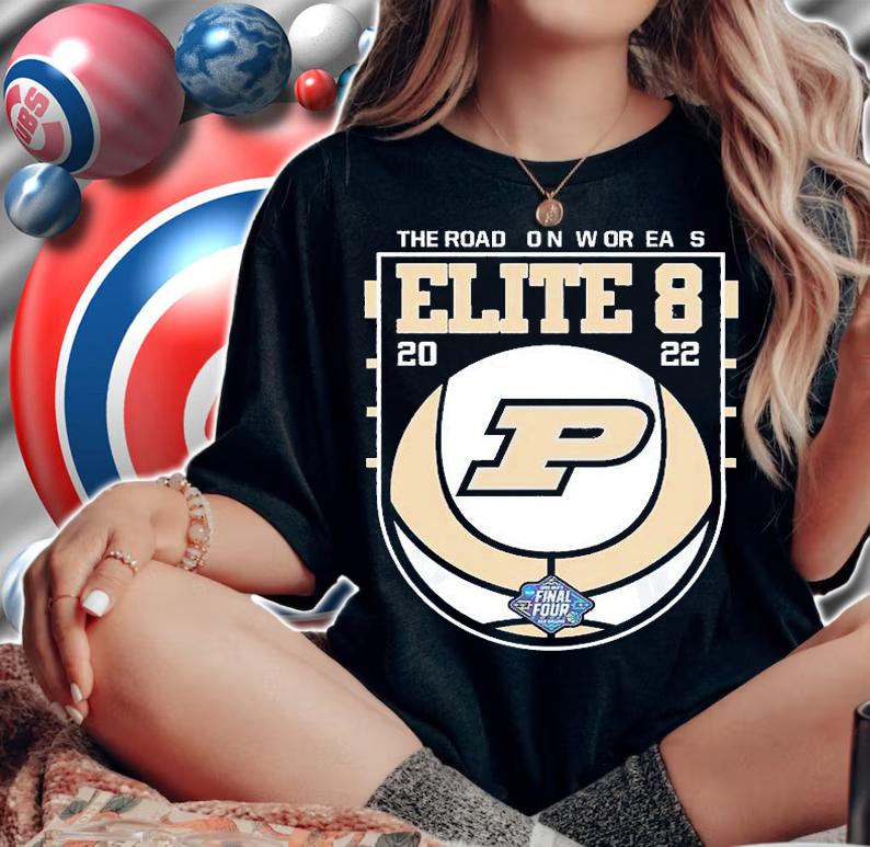 Purdue Boilermakers 2022 Elite Eight NCAA Men's Basketball T-Shirt t-shirt