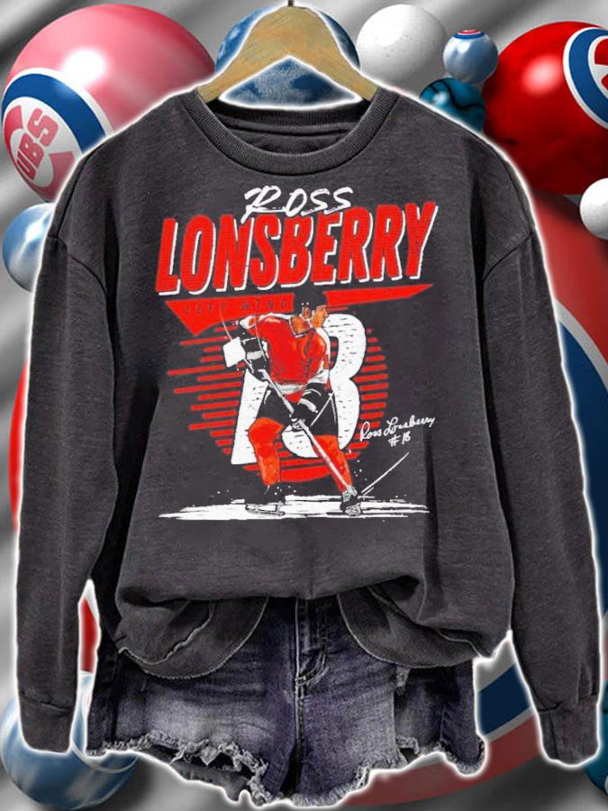 Ross Lonsberry Philadelphia Comet Hockey Signatures Shirt t-shirt sweatshirt