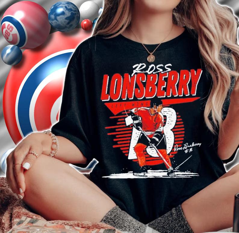 Ross Lonsberry Philadelphia Comet Hockey Signatures Shirt t-shirt woman shirt