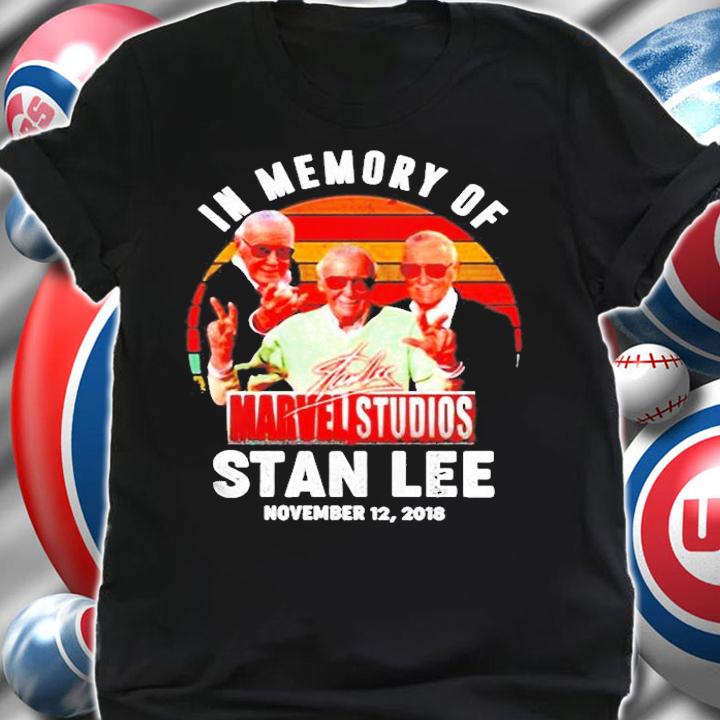 Stan Lee In Memory Of Marvel Studios Signature Shirt t-shirt shirt