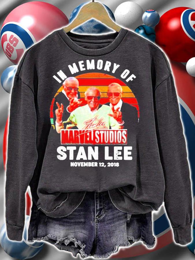 Stan Lee In Memory Of Marvel Studios Signature Shirt t-shirt sweatshirt