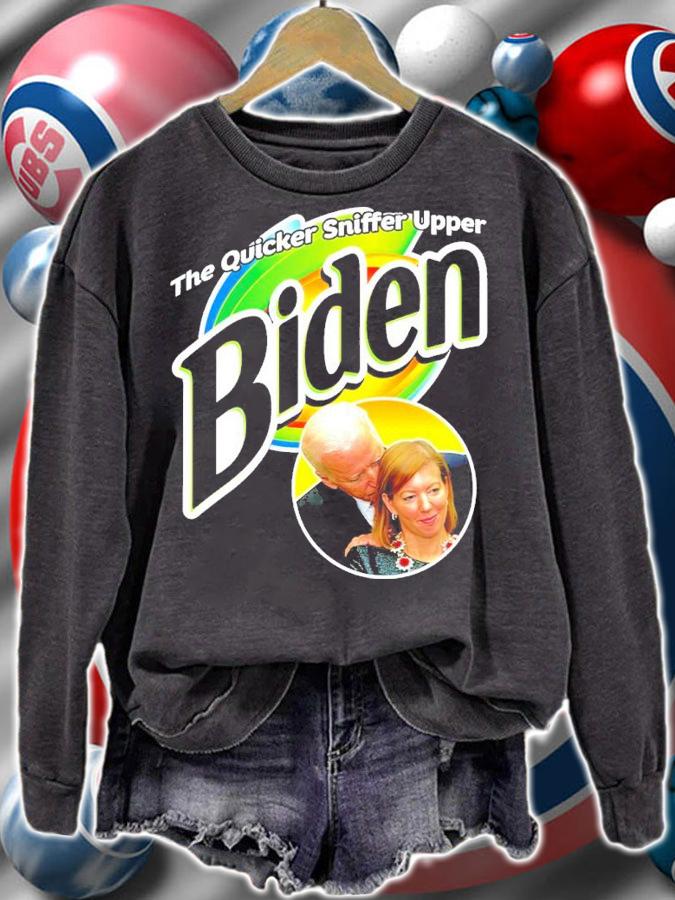 The Quicker Sniffer Upper Biden Shirt t-shirt
