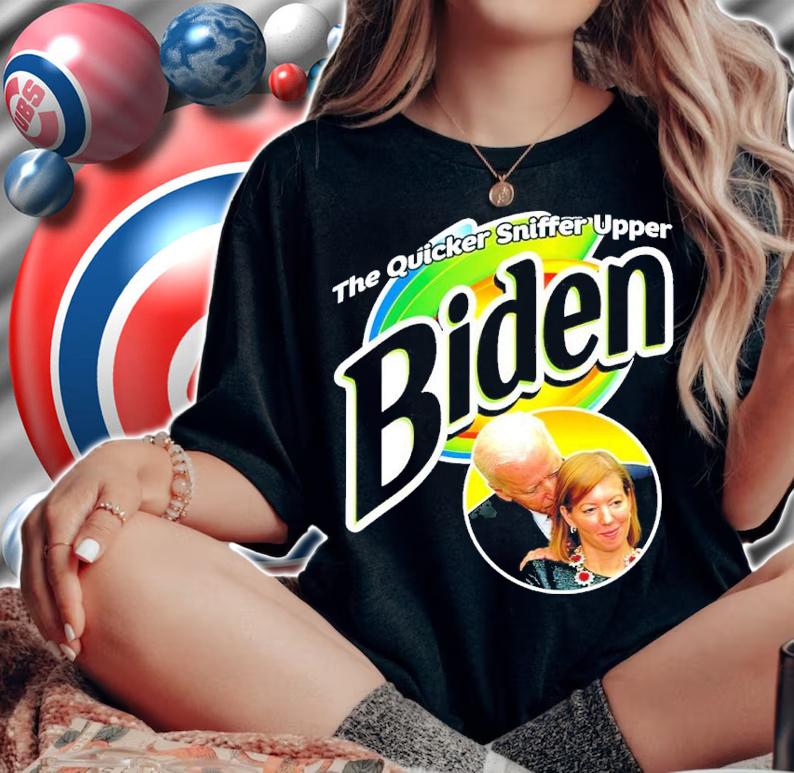 The Quicker Sniffer Upper Biden Shirt t-shirt