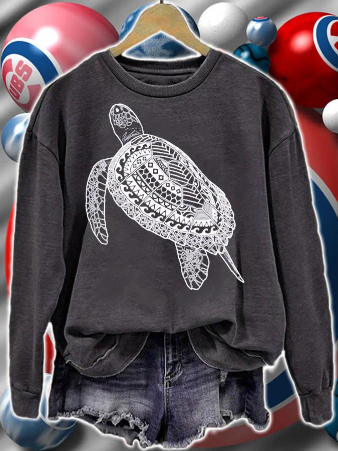 Tribal Turtle Lover T-Shirt t-shirt sweatshirt