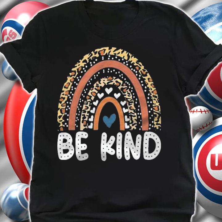 Unity Day Be Kind Orange Anti Bullying Leopard Raibow Shirt t-shirt