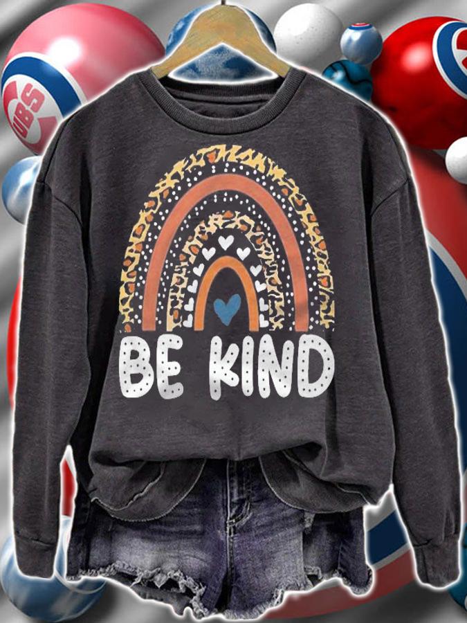 Unity Day Be Kind Orange Anti Bullying Leopard Raibow Shirt t-shirt