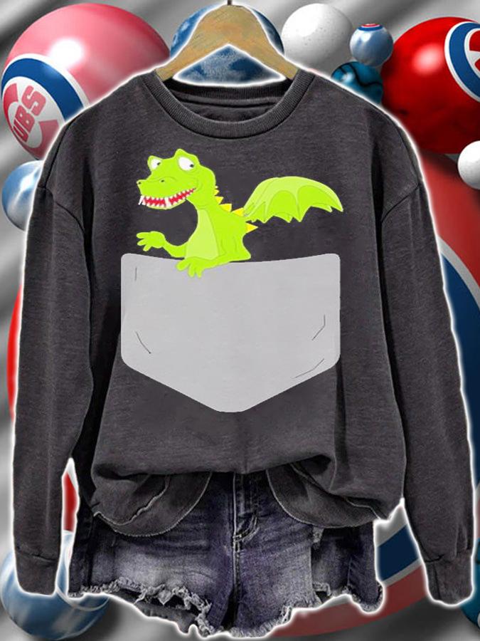 Cool Dragon in Your Pocket Funny Dragons Lover Gift T-Shirt t-shirt
