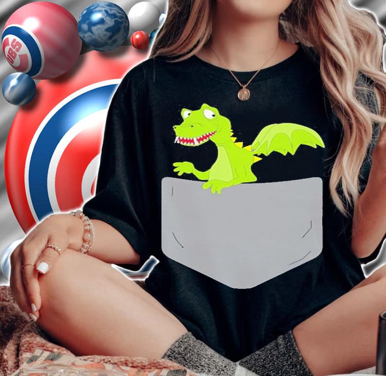 Cool Dragon in Your Pocket Funny Dragons Lover Gift T-Shirt t-shirt