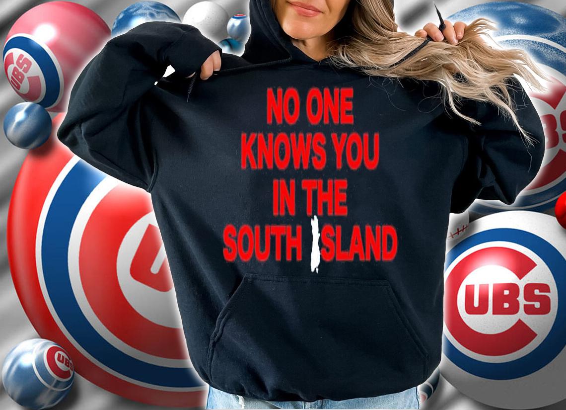 No one knows you in the South Island shirt t-shirt