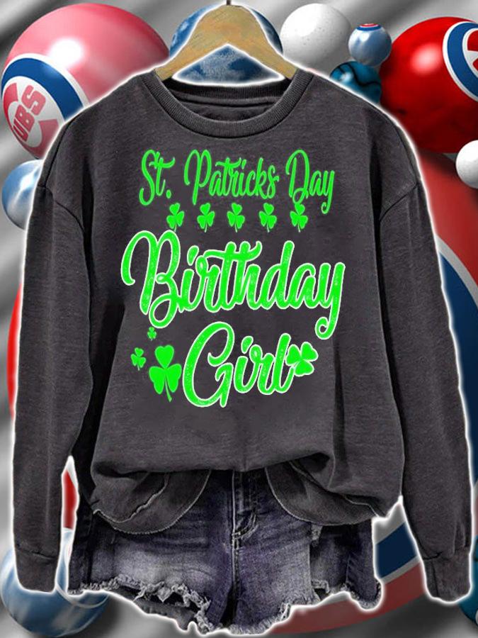 St Patricks Day Birthday Girl T-Shirt t-shirt