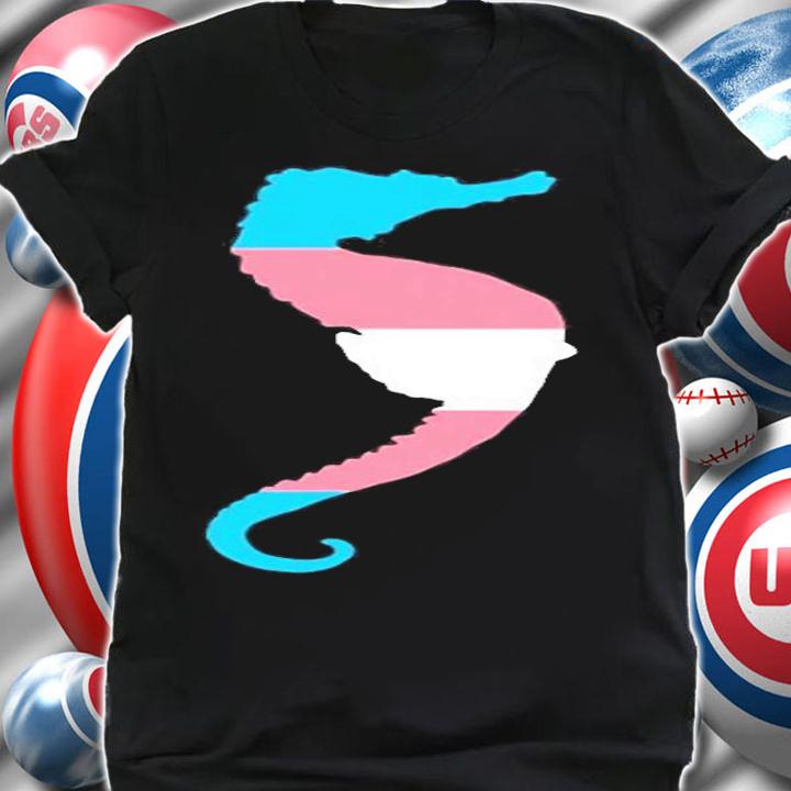 Transgender Flag Trans Pride Ftm Mtf Seahorse Lover T-Shirt t-shirt shirt