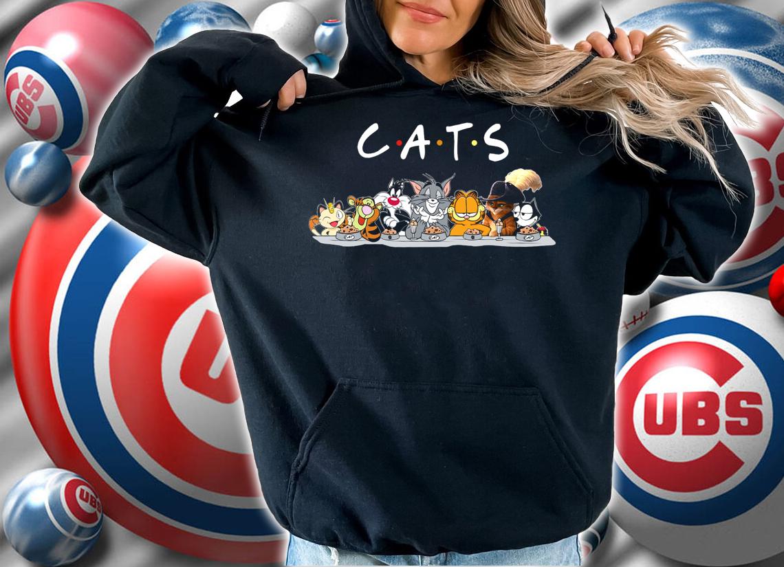 Garfield And Friends Cats 90s Meowth Tigger Sylvester Tom Felix t-shirt hoodie
