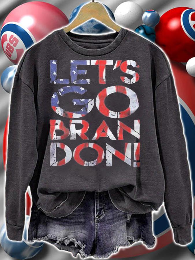 Let's Go Brandon FJB Impeach Biden President USA Flag T-Shirt t-shirt