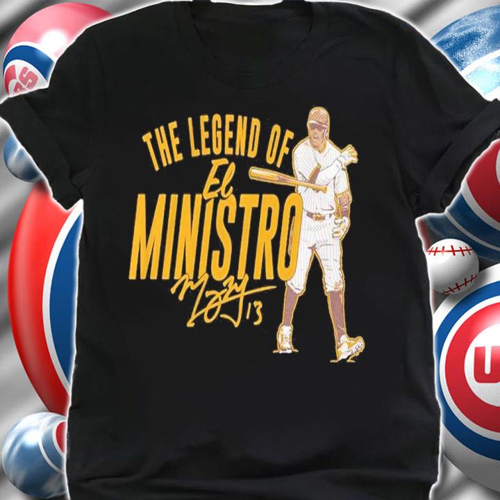 Manny Machado The Legend Of El Ministro Signatures Shirt t-shirt shirt
