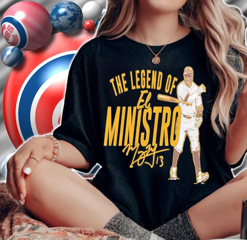 Manny Machado The Legend Of El Ministro Signatures Shirt t-shirt woman shirt