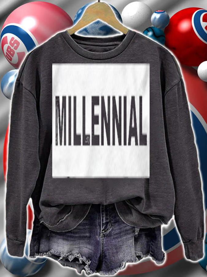 Millennial Bold Millenial Mens Womens Youth T-shirt t-shirt