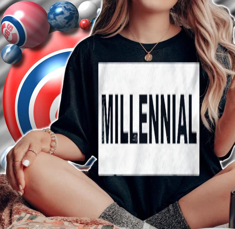 Millennial Bold Millenial Mens Womens Youth T-shirt t-shirt