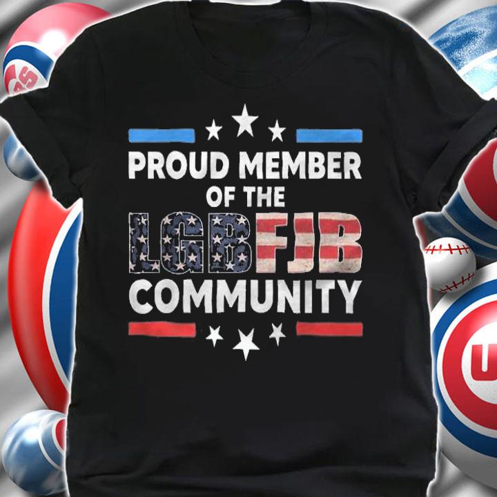 Proud Member Of The LGBFJB Community USA Flag Vintage T-Shirt t-shirt