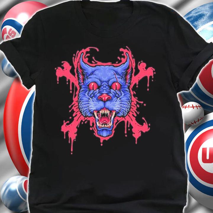 Riot Head Cat Horrorriot Head Cat Horror T-Shirt t-shirt
