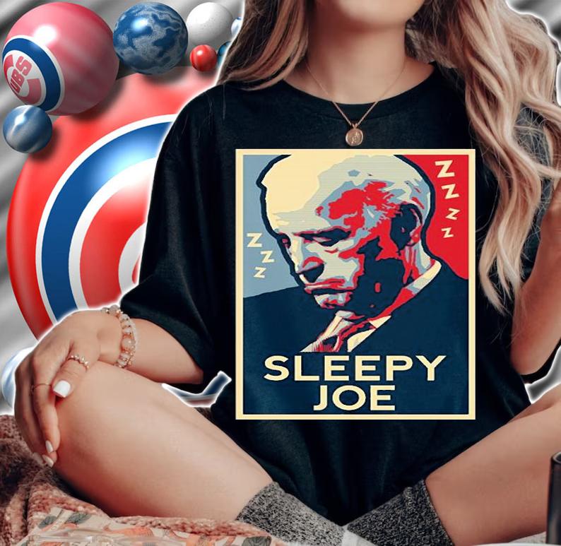 Sleepy Joe Zzz Poster Biden Vintage T-Shirt t-shirt