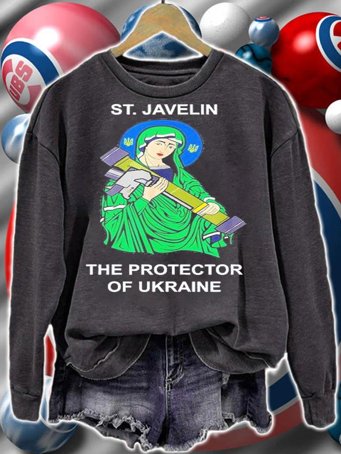 St. Javelin The Protector Of Ukraine T-Shirt t-shirt sweatshirt