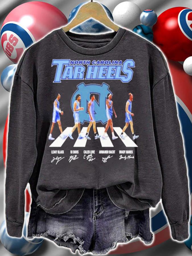 UNC North Carolina Tar Heels Abbey Road Signatures Shirt t-shirt