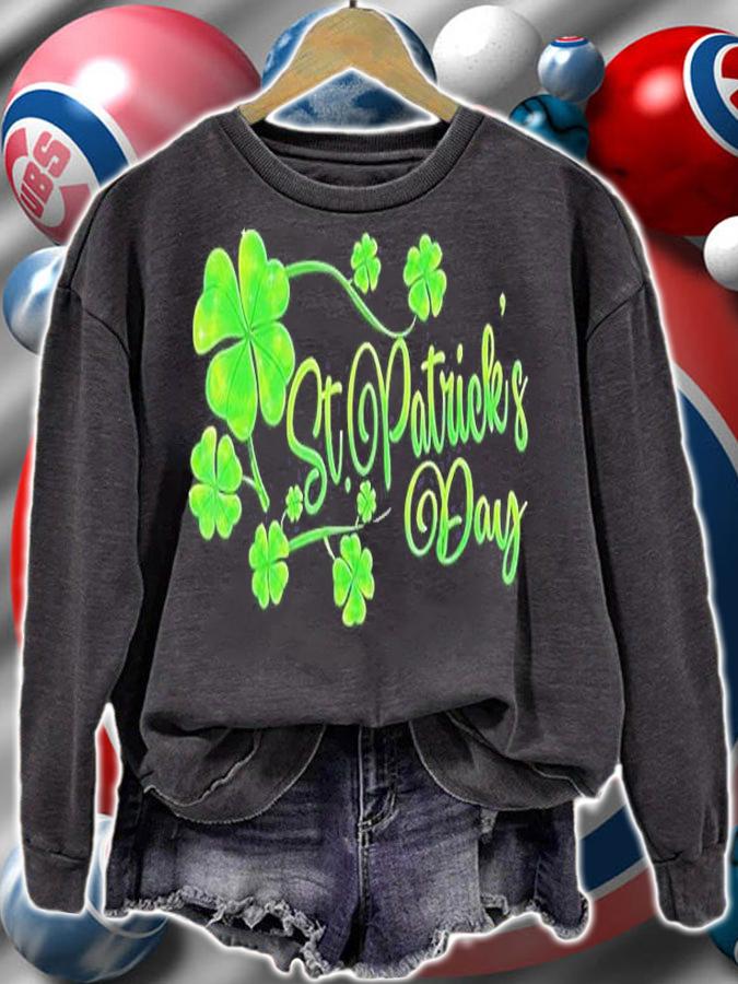 Irish Shamrock And Happy St Patrick's Day T-Shirt t-shirt sweatshirt