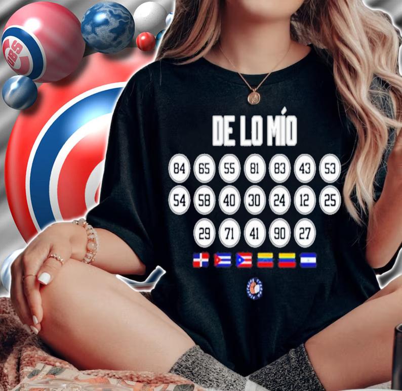 Jomboy Media De Lo Mio Pinstripe Strong Shirt t-shirt woman shirt