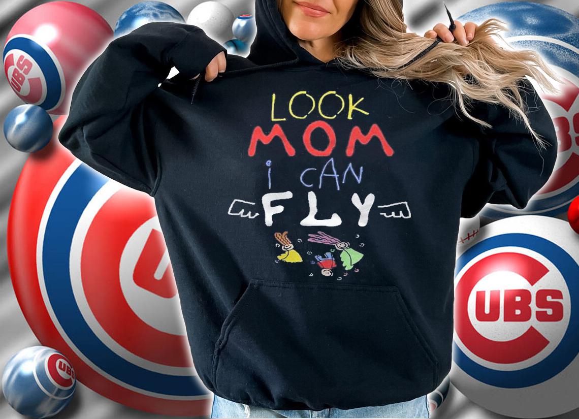 Kids Look Mom I Can Fly Art For Kids Funny Gift For Children Shirt t-shirt hoodie