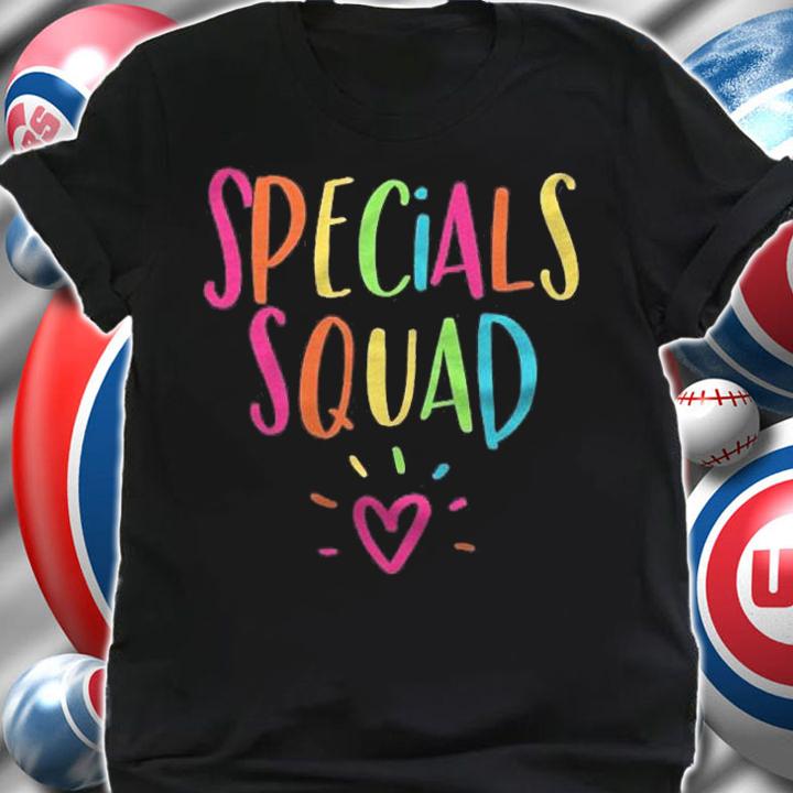 Specials Squad Art Music Pe Tech Gym Teacher Team t-shirt shirt
