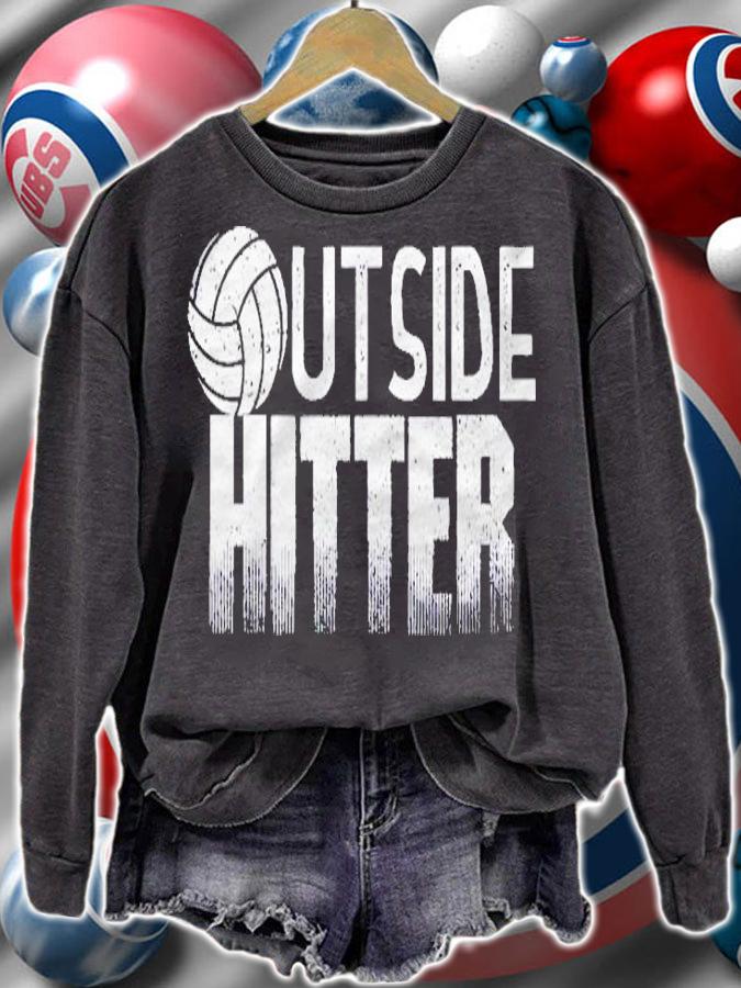 Volleyball Outside Hitter Gift For Volleyball Player Pullover Shirt t-shirt