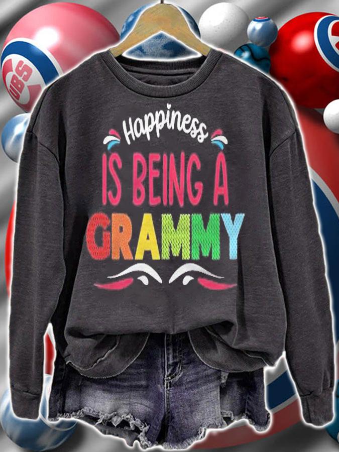 Womens Shirt Happiness Is Being A Grammy T-shirt t-shirt sweatshirt