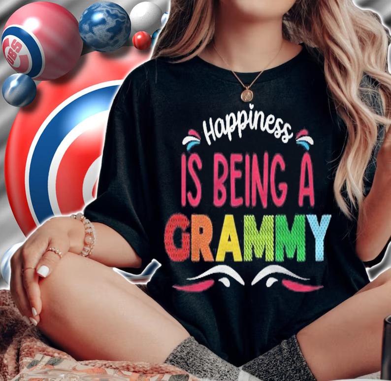 Womens Shirt Happiness Is Being A Grammy T-shirt t-shirt woman shirt