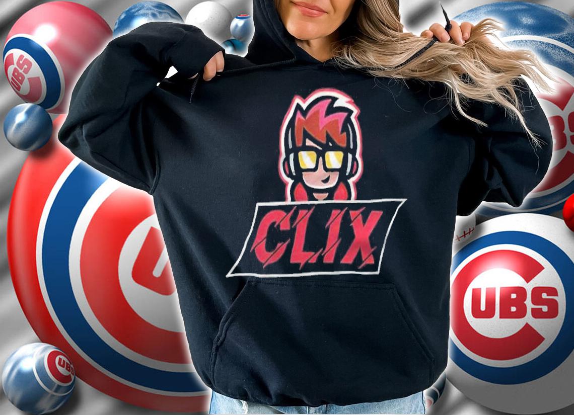 Clix pro gamer logo T-shirt t-shirt hoodie