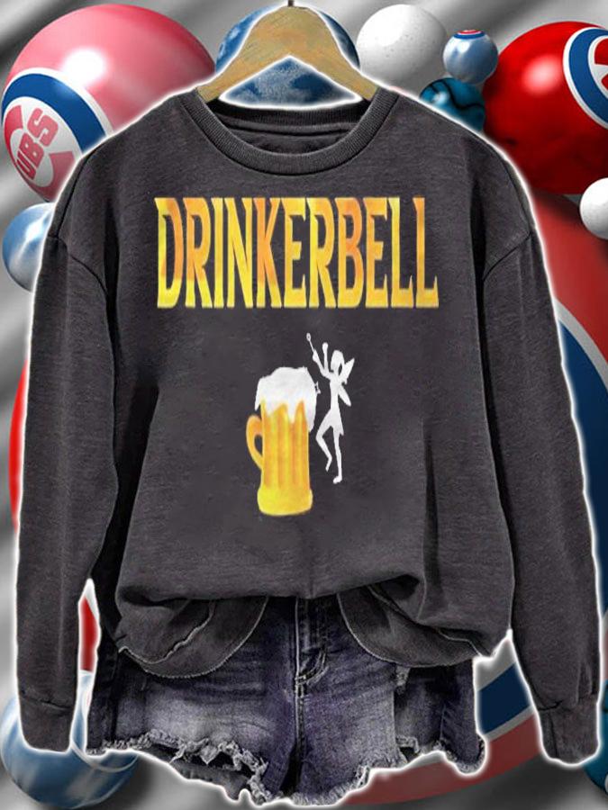 Drinkerbell Fairy Womens Funny Drinking Outfit Shirt t-shirt sweatshirt