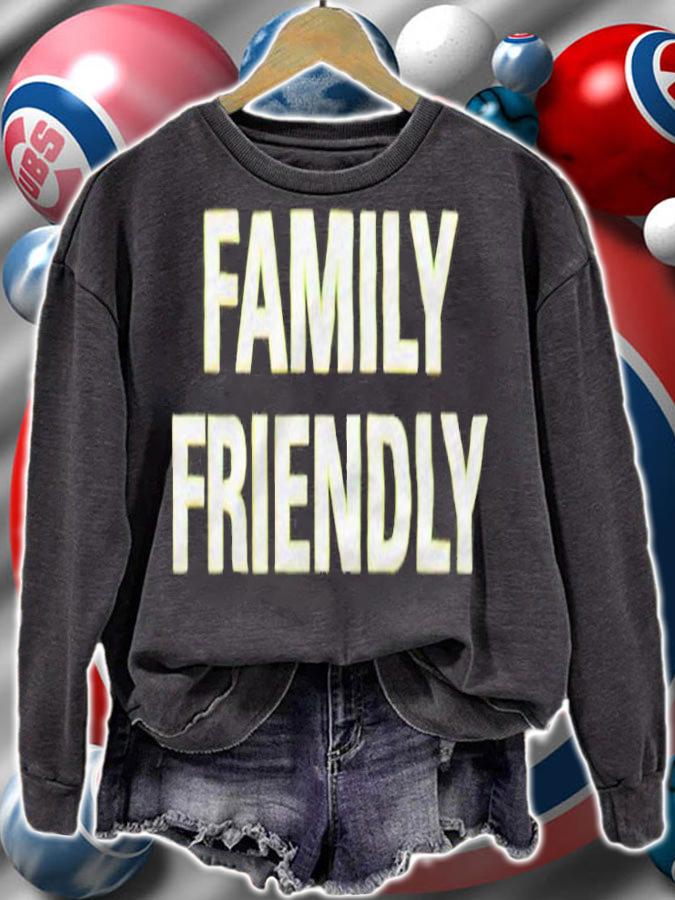 Family friendly text logo T-shirt t-shirt