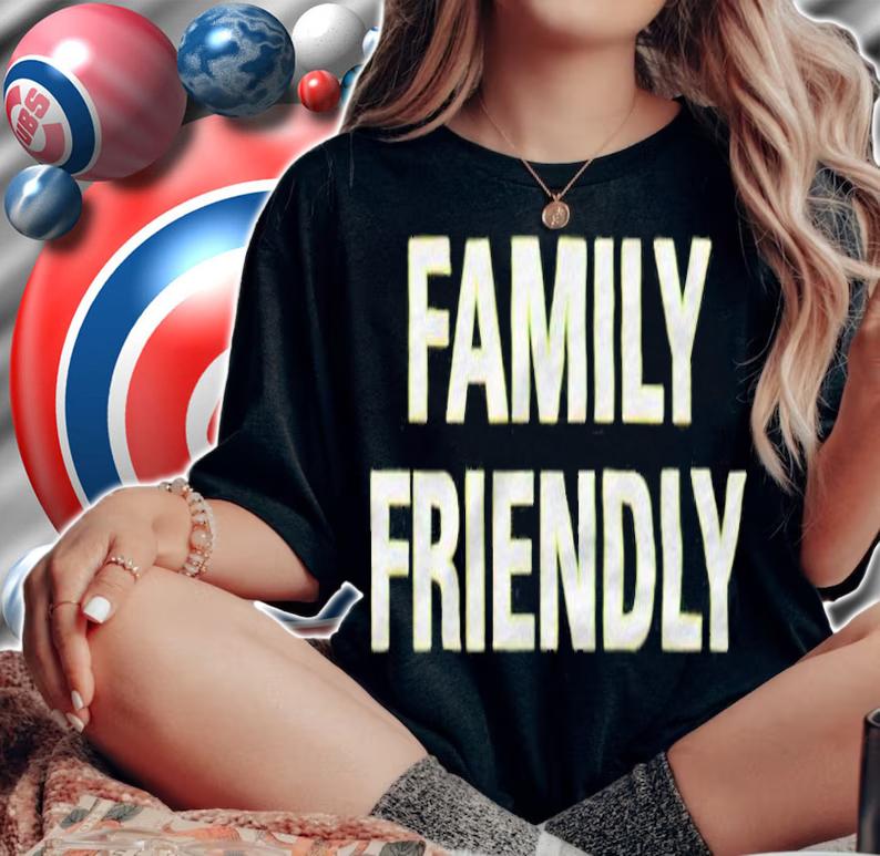 Family friendly text logo T-shirt t-shirt