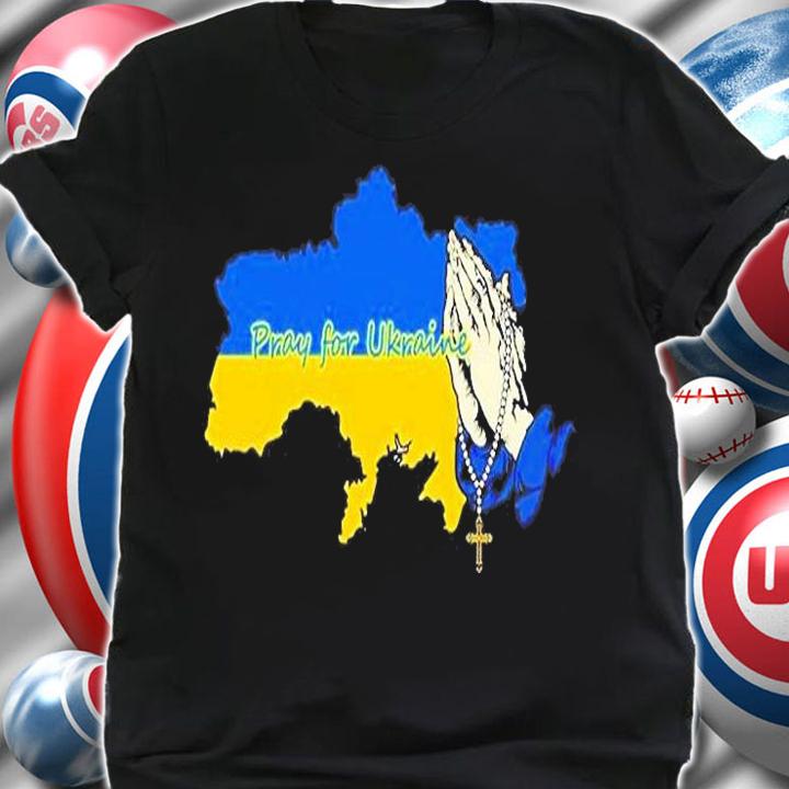 Pray for Ukraine Maps T-Shirt t-shirt