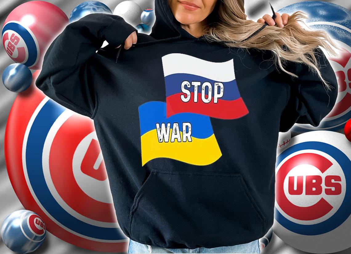 Russia Ukraine Stop War Flag T-Shirt t-shirt hoodie