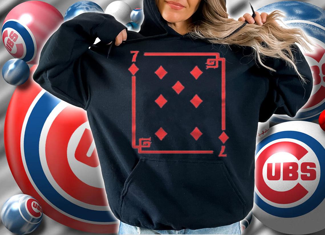 Seven Of Diamonds Playing Card Halloween Costume Matching Shirt t-shirt hoodie
