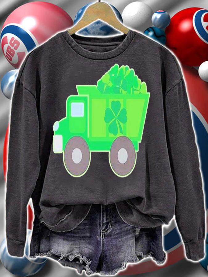 St Patricks Day Irish Dump Truck Driver Boys Holiday T-Shirt t-shirt