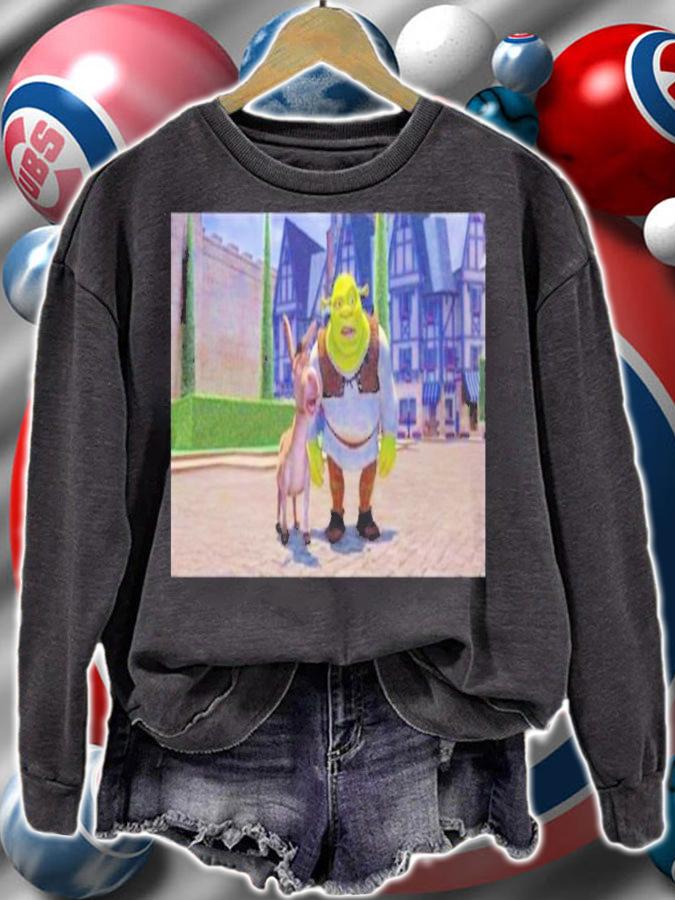 Fifth Sun Shrek And Donkey Shirt