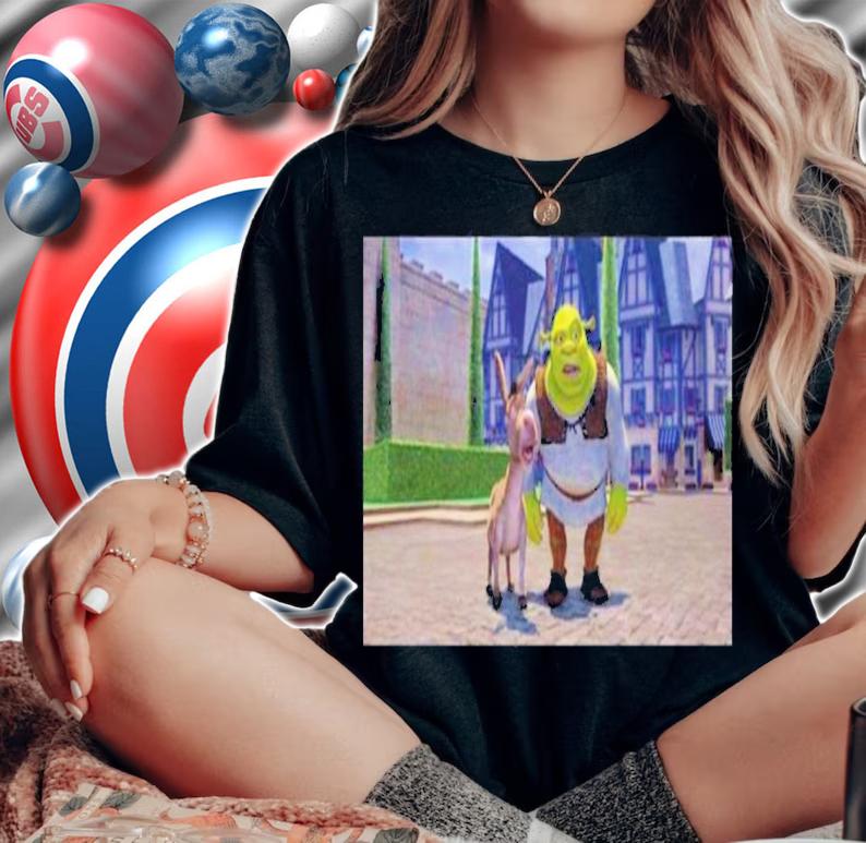 Fifth Sun Shrek And Donkey Shirt