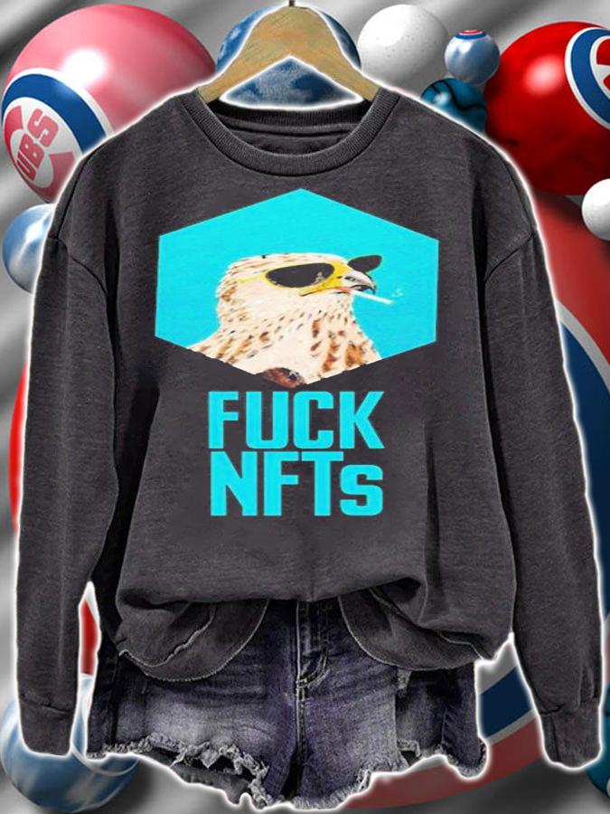 Fuck NFTs Effin Birds T-Shirt sweatshirt