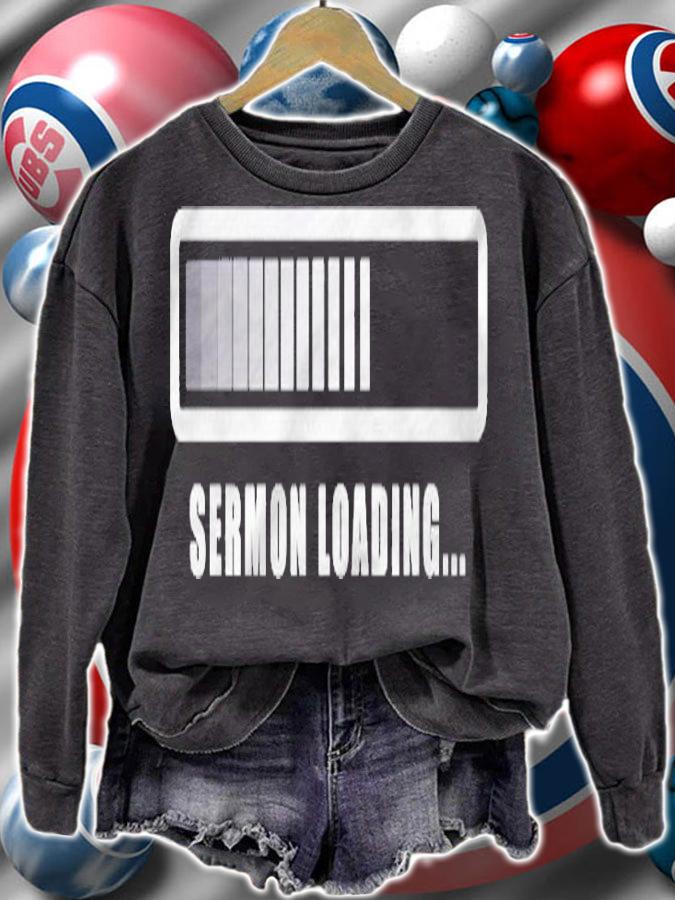 Funny Sermon Loading Funny Minister Clergy Pastor T-shirt sweatshirt