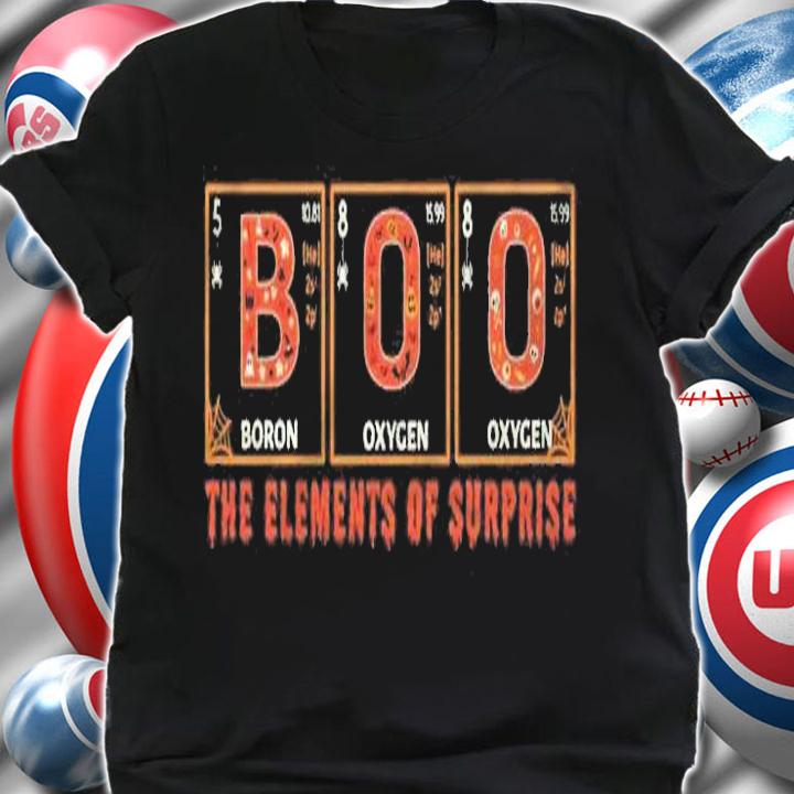Halloween Boo Primary Elements Of Surprise Science Shirt shirt