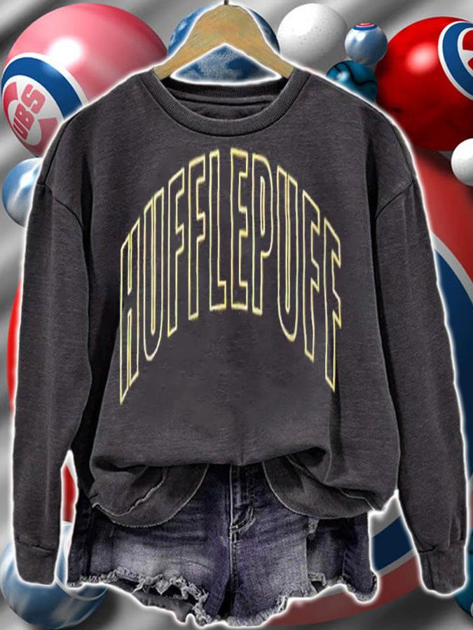 Hufflepuff text logo T-shirt