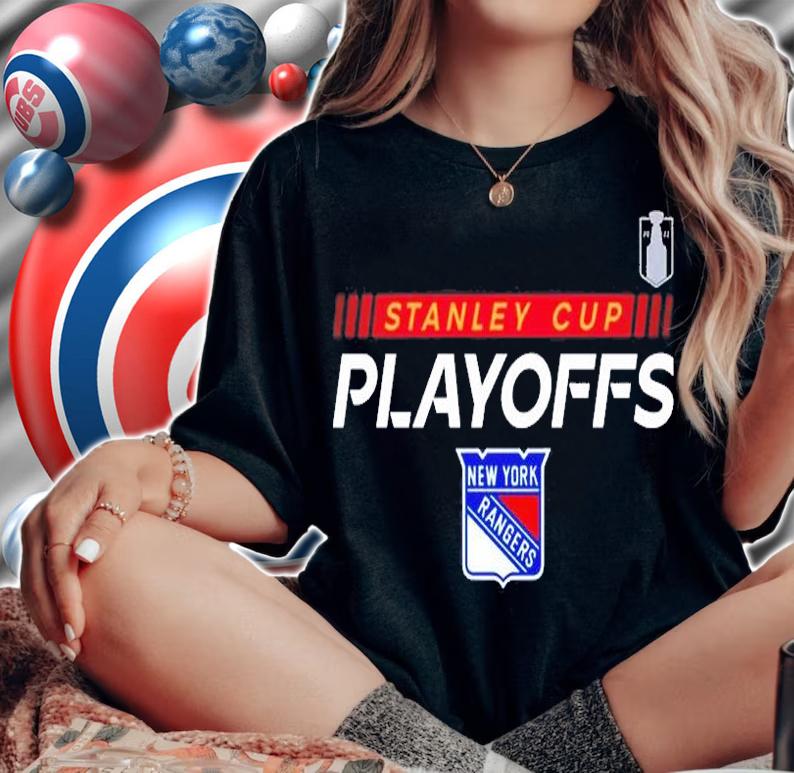 New York Rangers Authentic Pro 2022 Stanley Cup Playoffs T Shirt woman shirt