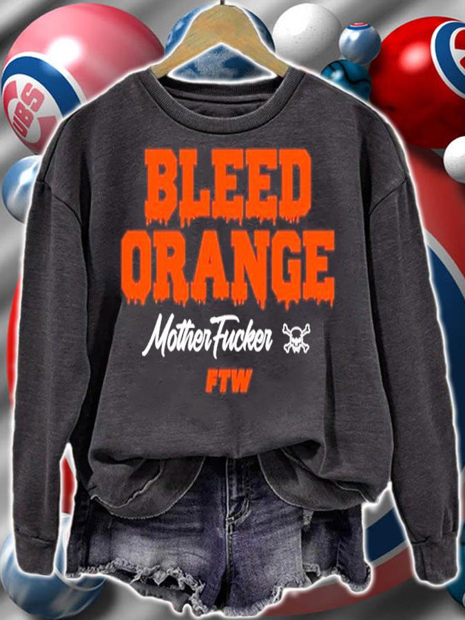 Official Bleed Orange Mother Fucker FTW Shirt